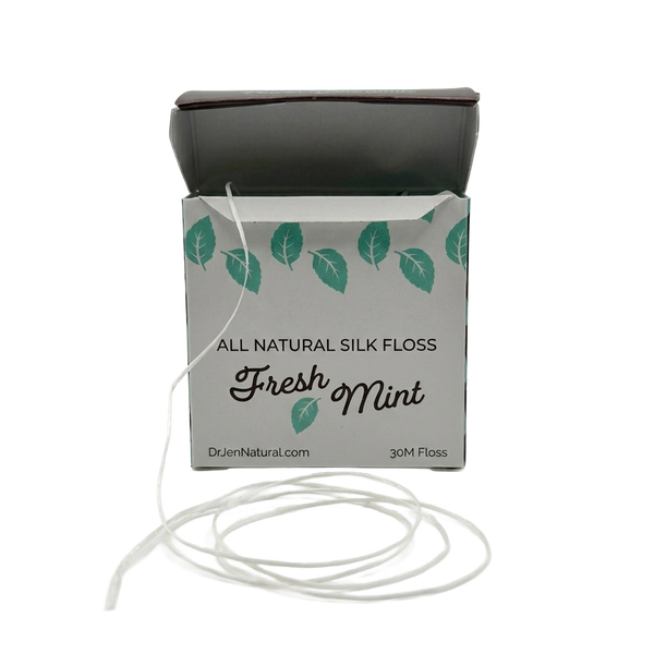 50 count, Mint Plastic-Free Floss with Nano-Hydroxyapatite