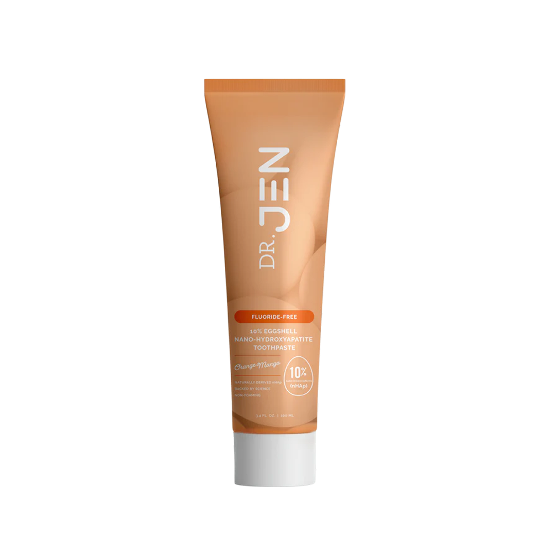 NEW Dr. Jen's Eggshell 10% Premium Nano Hydroxyapatite Toothpaste - 12/24 pack