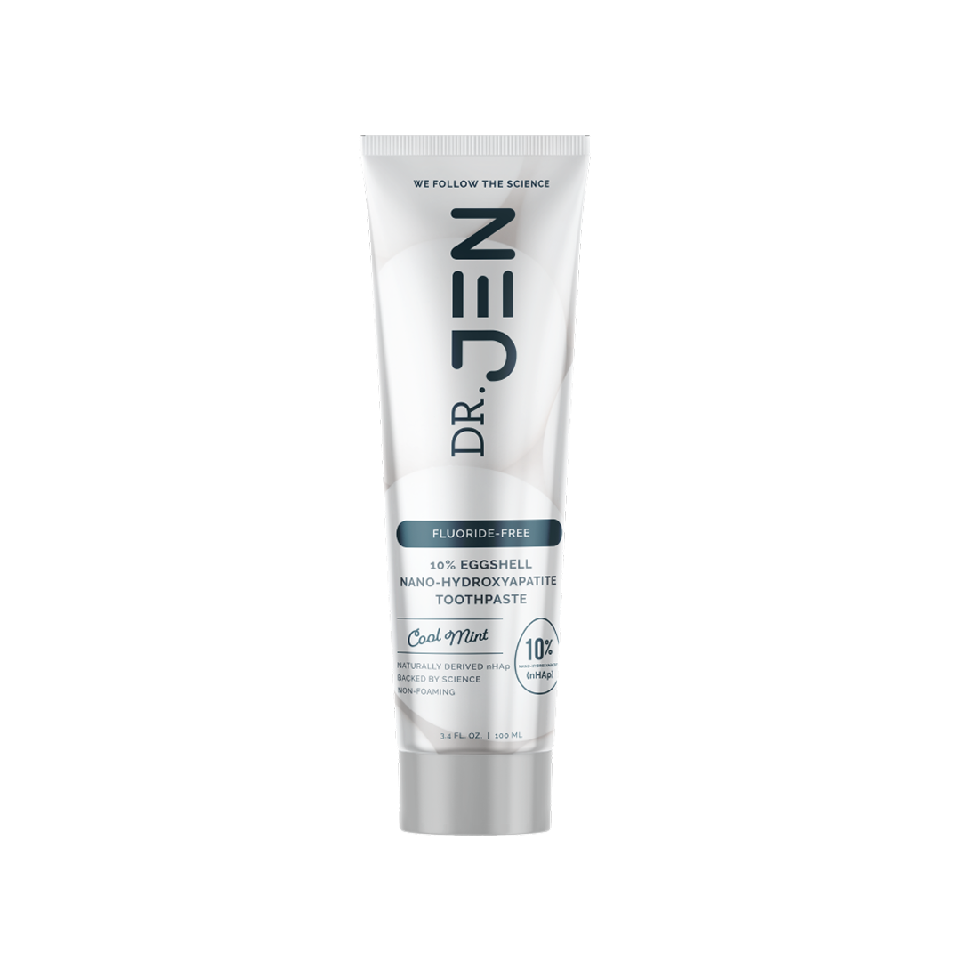 NEW Dr. Jen's Eggshell 10% Premium Nano Hydroxyapatite Toothpaste - 12/24 pack