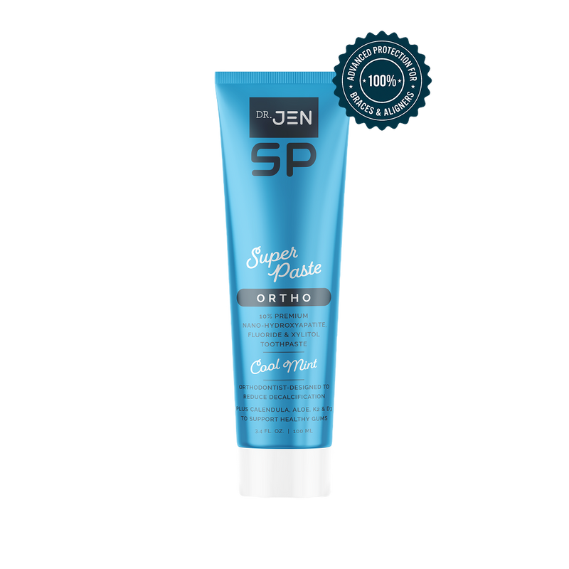 Super Paste ORTHO with Fluoride + 10% Premium Nanohydroxyapatite  — 12/24 Pack