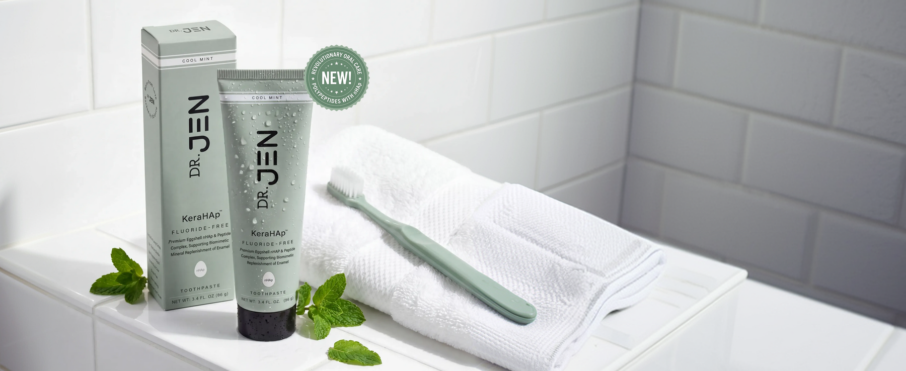 The Most Advanced Peptide + Nano-hydroxyapatite Toothpaste