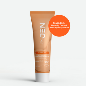 NEW Dr. Jen's Eggshell Orange Mango 10% Premium Nano Hydroxyapatite Toothpaste - 12/24 pack