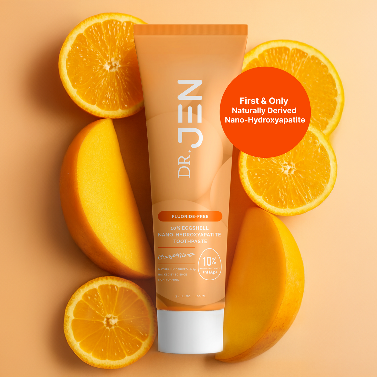 フェイスクリーム jonathan Dr. Jen's Eggshell 10% Nano Hydroxyapatite Toothpaste - 12/24 pack