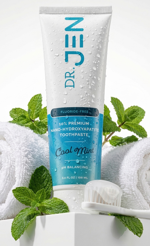 Dr. Jen's Fluoride-Free toothpaste tube